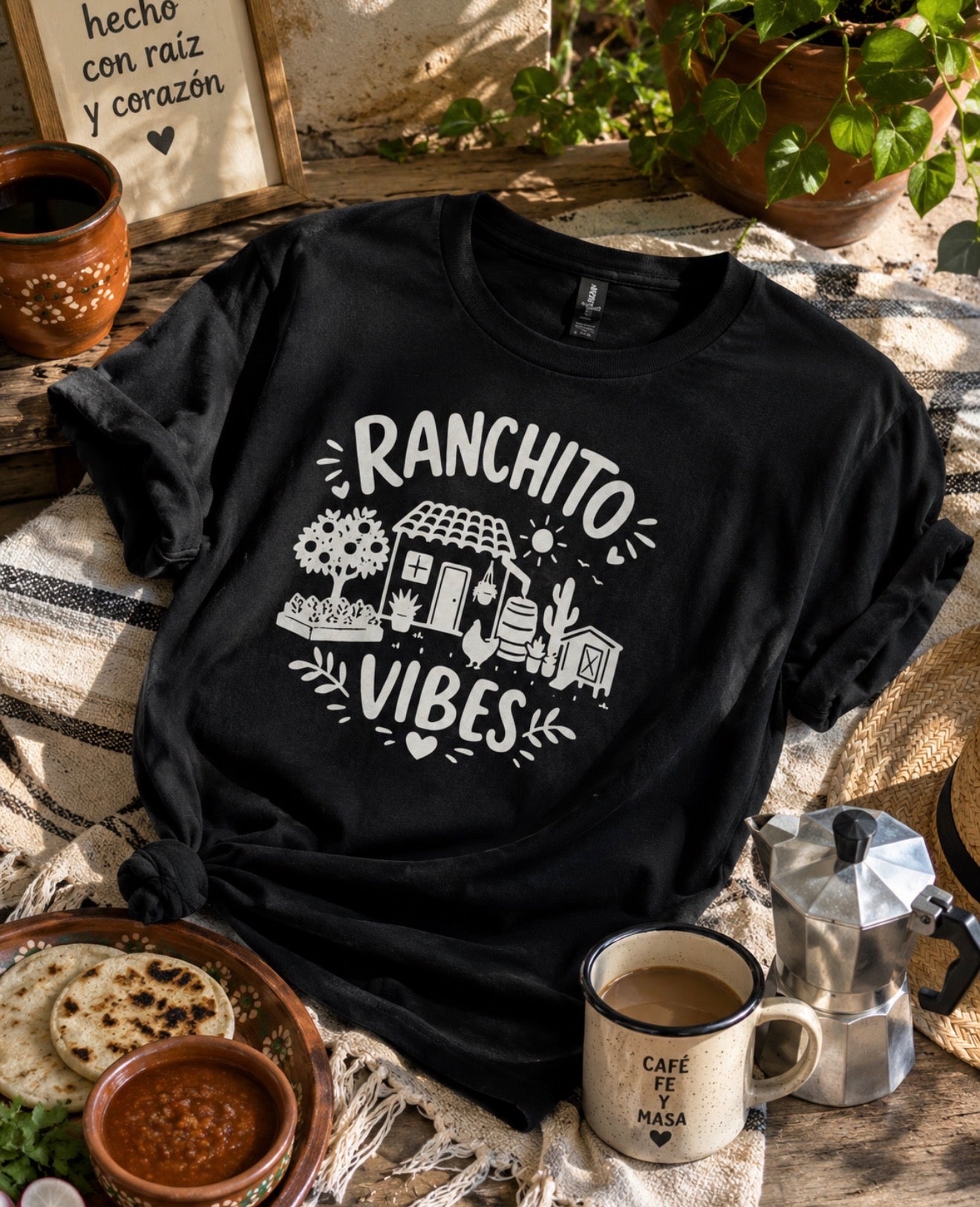 Ranchito Vibes Tee- Cozy Homestead Cultura Graphic shirt