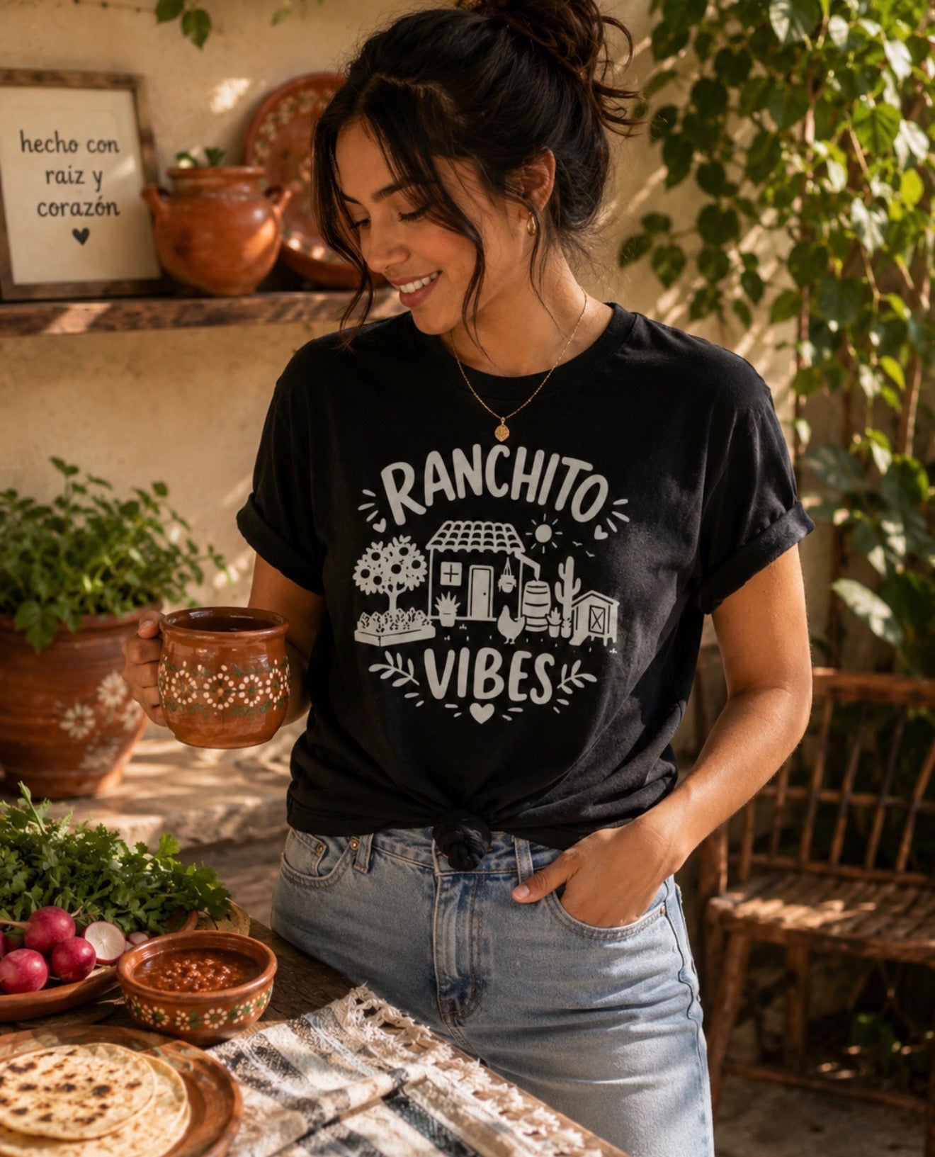 Ranchito Vibes Tee- Cozy Homestead Cultura Graphic shirt