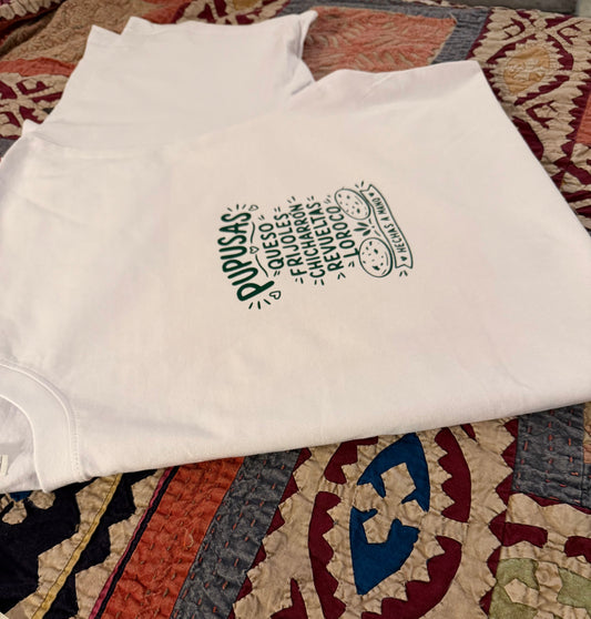 Pupusa Fillings Tee- "Hechas a Mano" Salvadoran Graphic Shirt