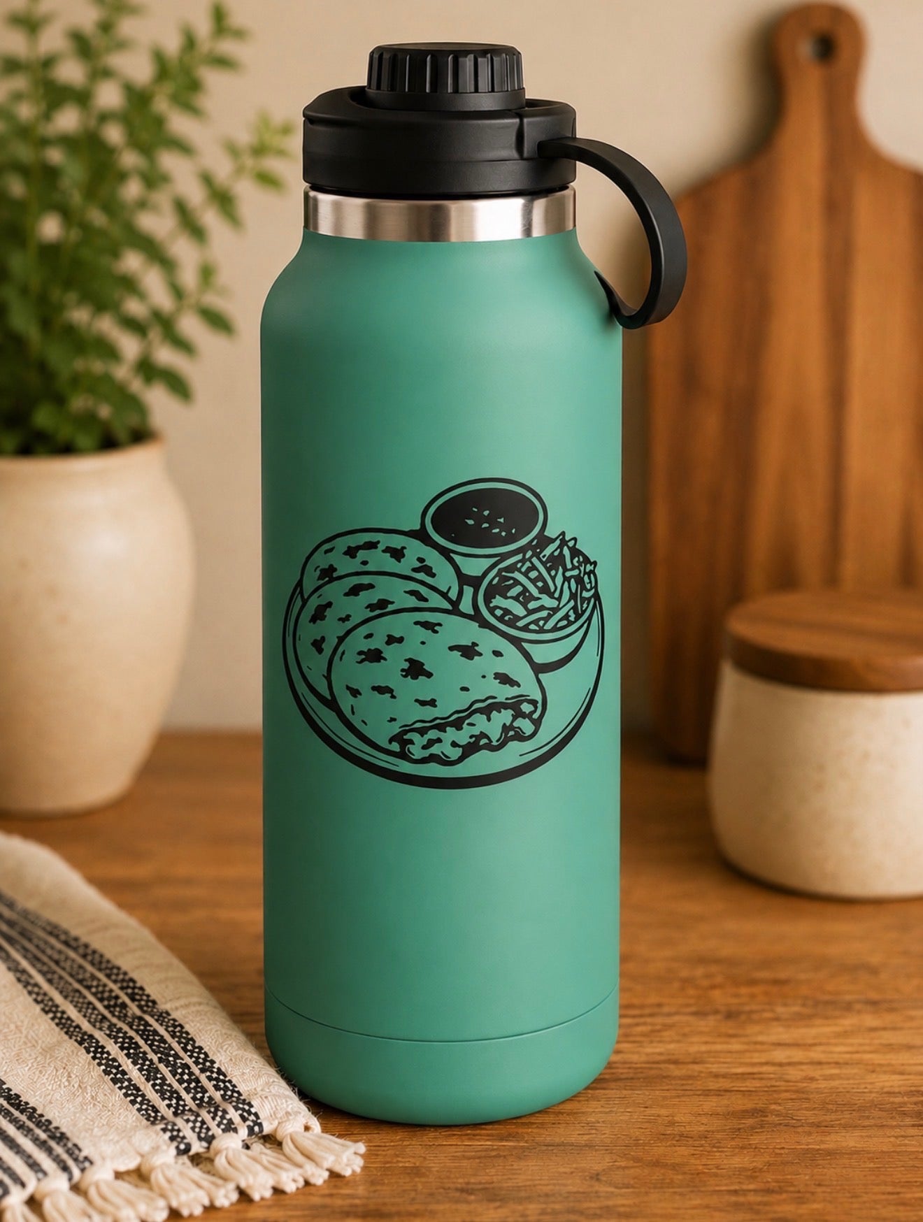 Pupusa Plate Vinyl Decal