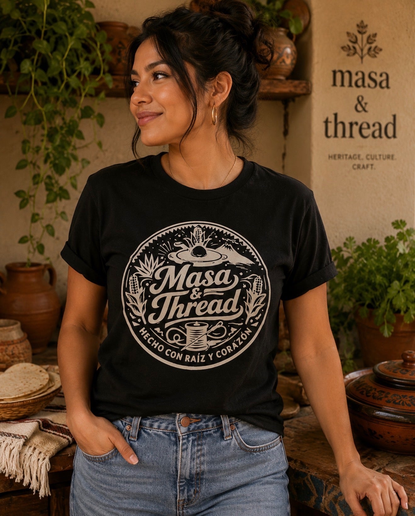 Masa & Thread Heritage Tee