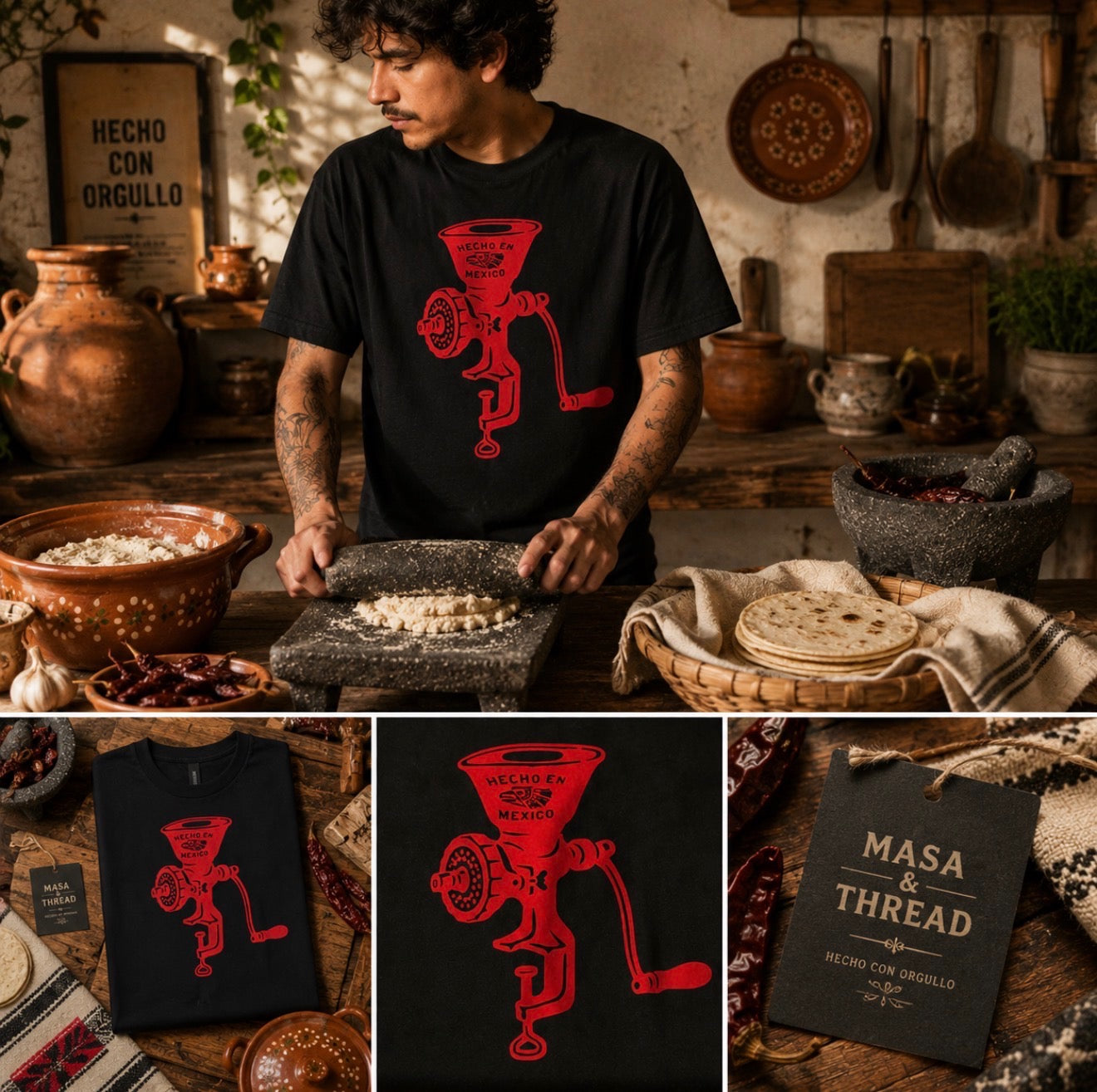 El Molino Hand Grinder Tee