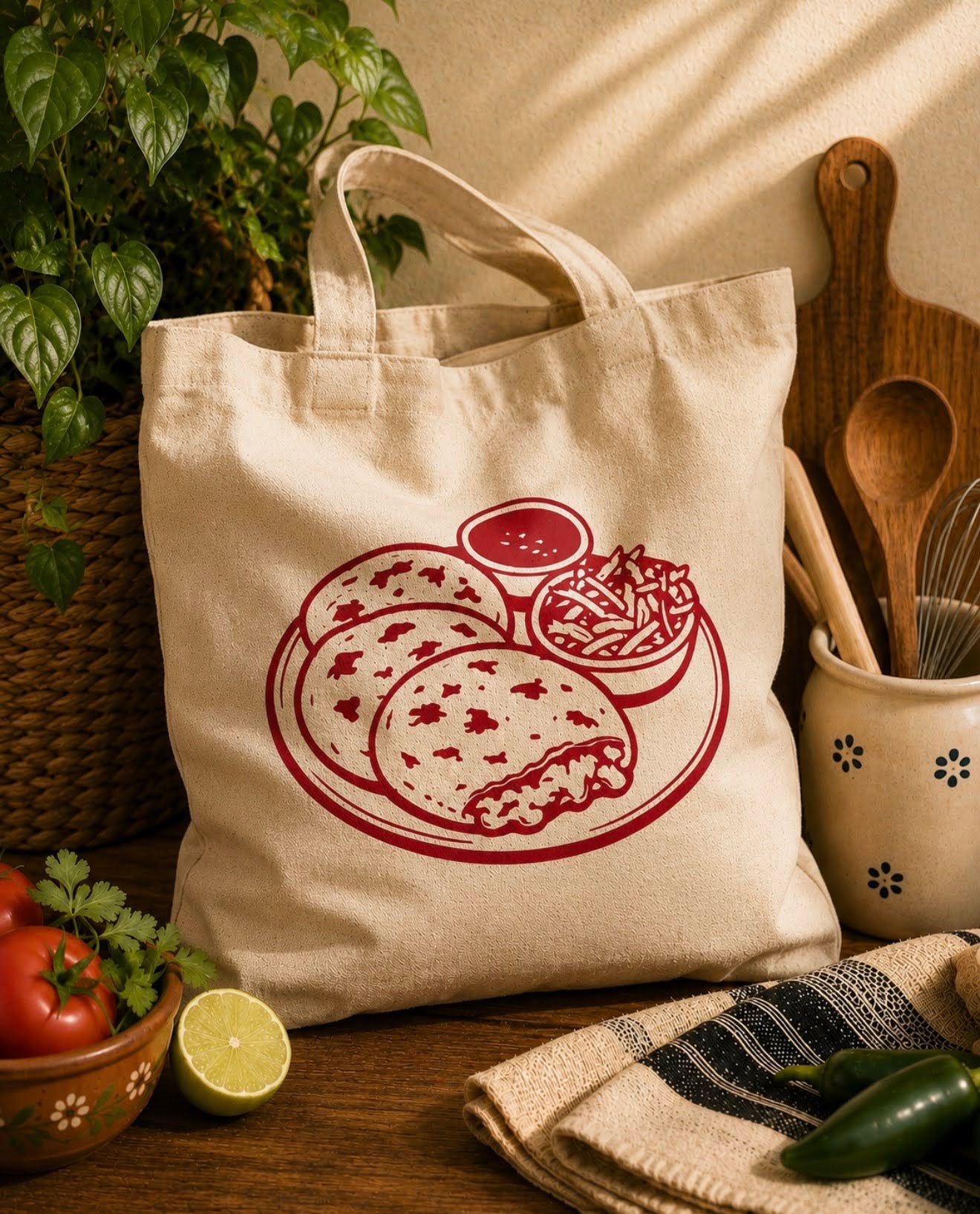 Pupusa Time Tote Bag